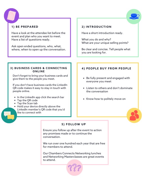 Networking tips
